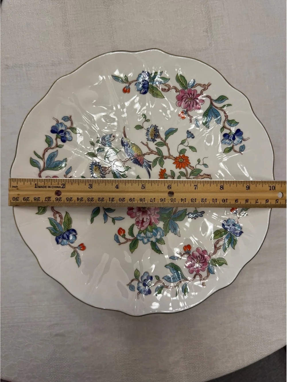 Vintage Aynsley Pembroke Fine Bone China Pedestal Cake Stand England